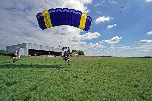 Saut en tandem - L'atterrissage