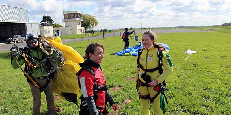 Saut en Parachute - Groupes