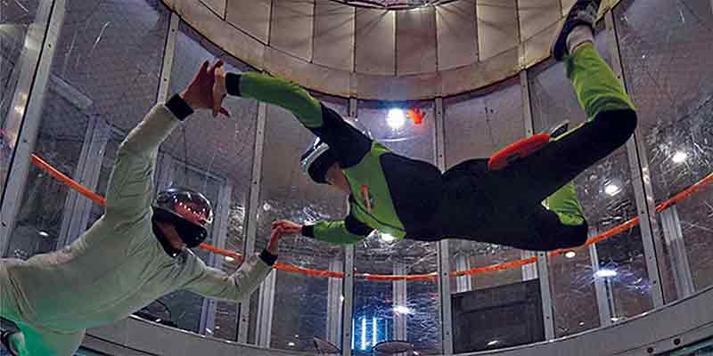 Saut en Parachute - Soufflerie